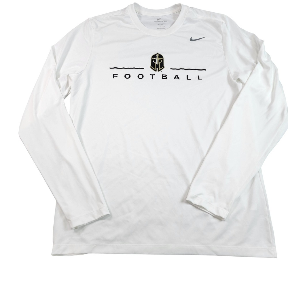 Nike Golden knights Shirt Mens Large White Dri-FIT Long Sleeve Training Tee